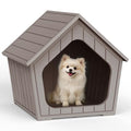 Small Dog House Outdoor Indoor, Grey