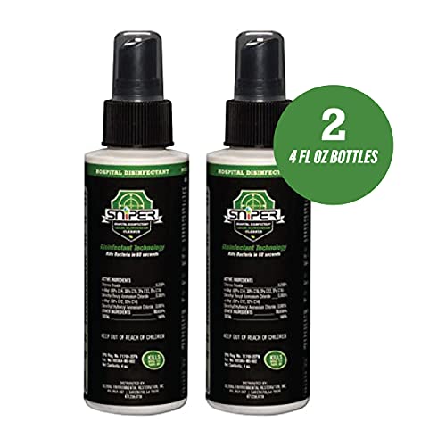 Hospital Disinfectant, Odor Eliminator & All-Purpose Cleaner, 4 Ounce Spray, 2-Pack - view 4