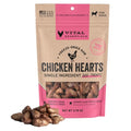 Freeze Dried Raw Chicken Hearts Dog Treats, 3.75 oz Bag