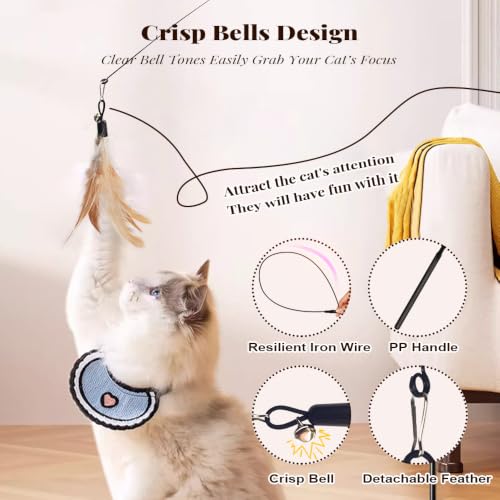 4-Pack Cat Toys for Indoor Cats & Kittens, Interactive Cat Toy - view 2