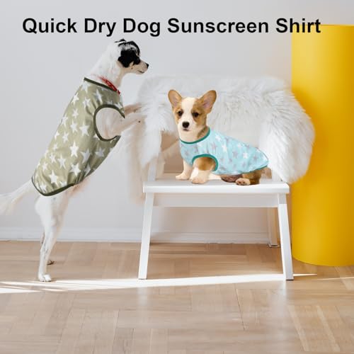 Lightweight Breathable Dog Cooling Shirts, Quick Dry Dog Sunscreen T-Shirt, Professional Pet Summer Vest for Small Medium Large Dogs - view 2