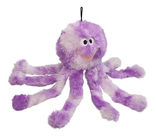 Orla Plush Dog Toy, Small Octopus with Squeaker (Pack of 1)