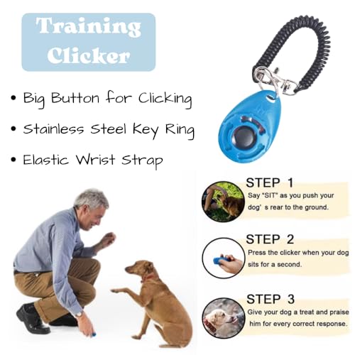 PupLuxe Puppy Starter Kit Blue 22 Piece Kit Great for Dog Training New Dog Bundle - view 4
