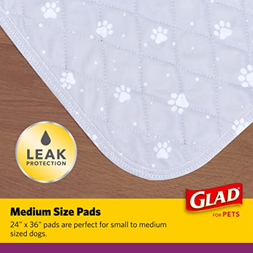 For Pets, Washable Pee Pads, Reusable Dog Pads, 24x36 In, 2 Count - view 2