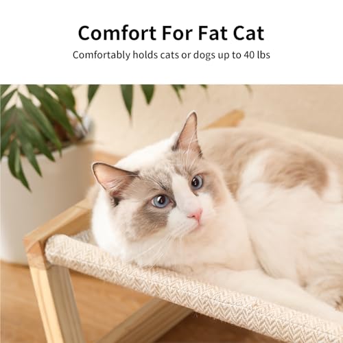 Large Cat Hammock, Raised Dog Bed for Indoor and Outdoor, Washable - view 4