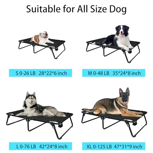Outdoor Elevated Dog Bed Cooling Raised Dog Cots - view 2