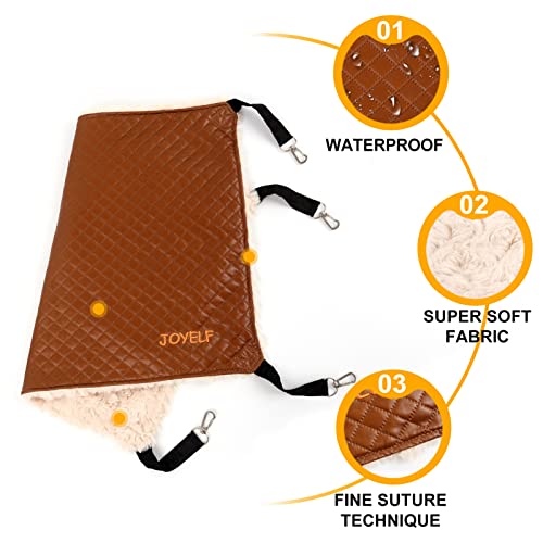 JOYELF Cat Hammock Bed, Medium Reversible Pet Cage Hammock Hanging Soft cat Bed for Kitten Ferret Puppy or Small Pet - view 4