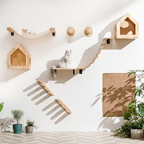 Cat Wall Hammock, 34 x 13 inch Kitten Wall Furniture - view 6