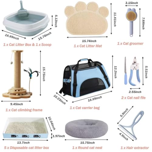 Kitten Starter Kit - 45 Pcs of Cat Essentials - view 6