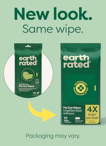 Dog Eye Wipes, Vet Developed, Unscented, Removes Dirt, 70ct - view 2