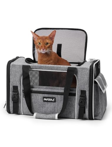 Soft Sided Pet Carrier, Travel Friendly, Small to Medium Cats 15 lbs