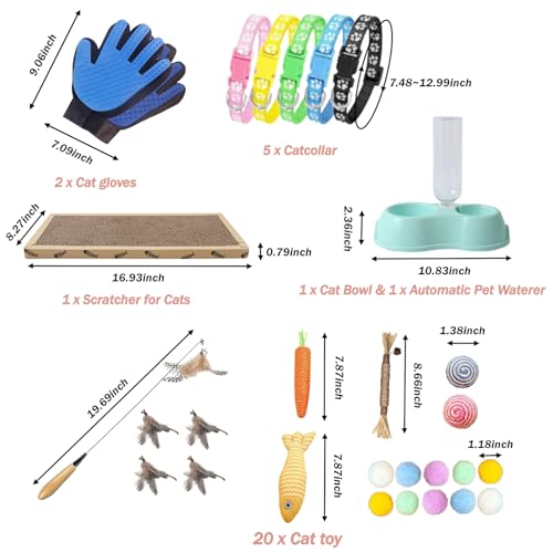 Kitten Starter Kit - 45 Pcs of Cat Essentials - view 7