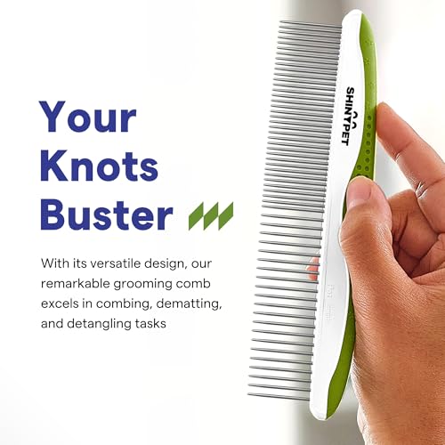 Dog & Cat Grooming Comb for Removes Tangles, Knots, and Matted Fur - view 2
