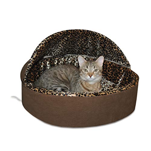 K&H Heated Cat Bed, Thermo-Kitty Bed Deluxe, Indoor, Safety Listed, 16in