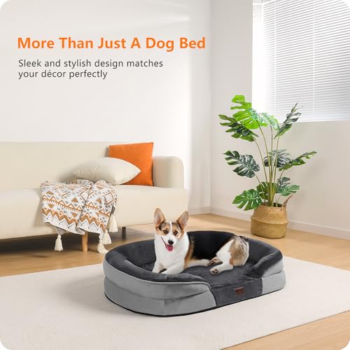 Orthopedic Waterproof Medium Dog Bed Sofa, Gel Memory Foam, 36" - view 2