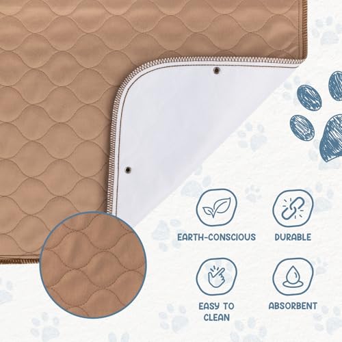 Washable Pee Pads for Dogs - Waterproof Reusable, 47 x 47 in - view 4