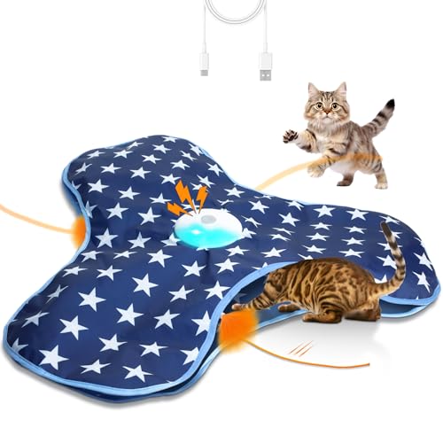 Interactive Cat Toys with Motion-Activated, Chirping Cat Toy