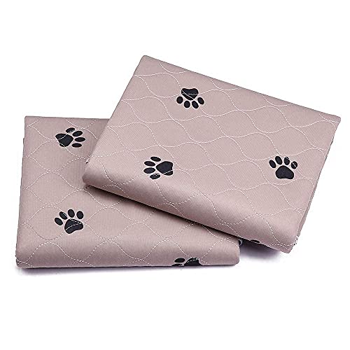 Washable Dog Pee Pads with Puppy Grooming Gloves,Puppy Pads,Reusable Pet Training Pads,Large Dog Pee Pad,Waterproof Pet Pads for Dog Bed Mat,Super Absorbing Whelping Pads - view 4