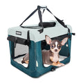 3 Door Soft Dog Crates Kennel, Collapsible Travel Pet Carrier