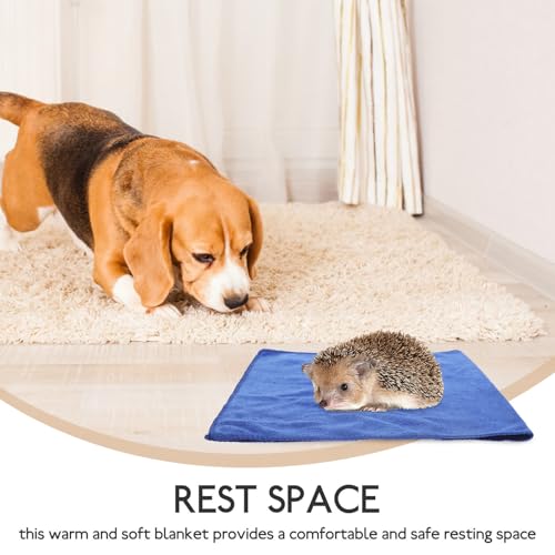 5Pcs Guinea Pig Blanket with Rotation Microfiber Blue Bedding - view 3