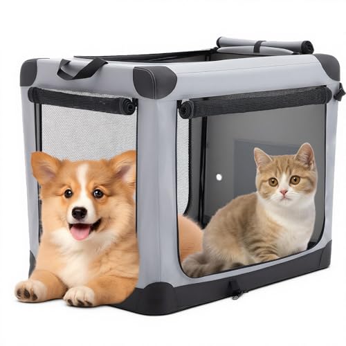Soft Dog Crate 24 Inch, Small Foldable Outdoor Cat Carrier