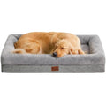 Orthopedic Dog Bed for Large Sized Dogs – Washable Dog Couch Bed with Bolster Sides, Removable Waterproof Cover, Non-Slip Base, Comfortable Pet Bed for Better Sleeping