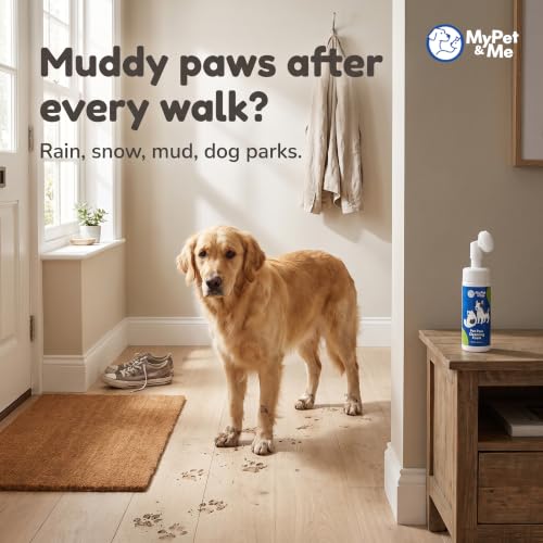 Dog Paw Cleaner – No-Rinse Foam, Silicone Brush, Dogs & Cats - view 4