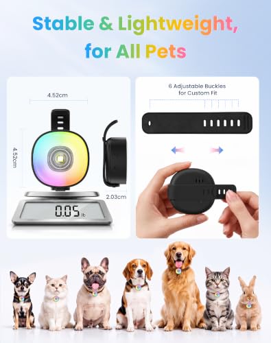 2-in-1 Dog Tracker GPS with LED Light, Pet GPS for Pets,Rechargeable - view 4