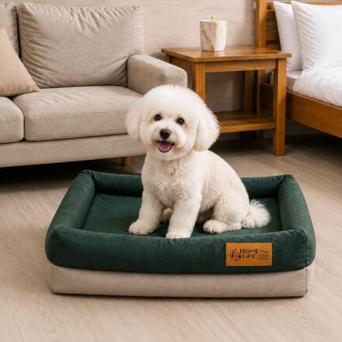 HomeLife Pet Mini Bed XSmall Dog Bed – Hyperatmos Fiber Mattress, Breathable Washable Puppy & Toy Breed Dog Bed with Easy Slip-in Slip-Out Mattress Design for Everyday Comfort - Rose - view 2