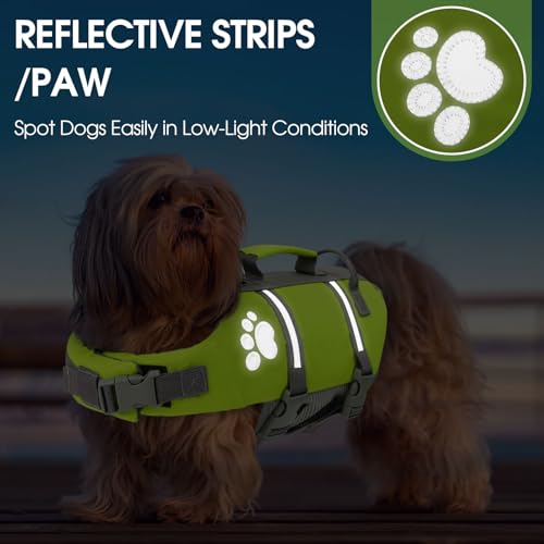 XS Dog Life Jacket, Puppy Life Vest for Swimming, Cat Swim Vest - view 4
