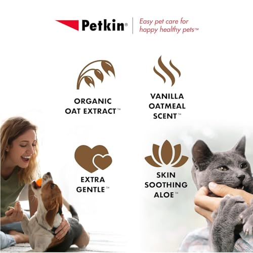 Pet Wipes for Dogs and Cats, Oatmeal, 100 Wipes (Large) for Dogs and Cats - Soothes Itchy Dry Skin and Cleans Ears, Face, Butt, Body and Eye Area - Idea for Home and Travel - view 5