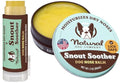 Snout Soother Bundle, Includes 2oz Tin + 0.15oz Stick, Dog Nose Balm for Chapped, Crusty and Dry Dog Noses, Organic, All Natural Ingredients, Packaging May Vary
