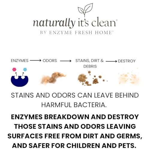 Enzyme Pet Stain & Odor Remover | Plant-Based Cleaner for Dog Poop, Cat Urine, Vomit & More | Powerful Odor Eliminator | Biodegradable & Safe for Pets | Made in USA - view 4