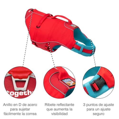 Surf n' Turf Life Jacket, Chili Red, Medium - view 3