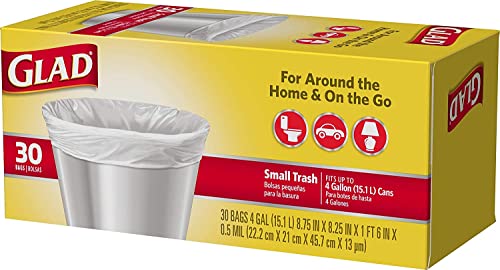 Garbage Small, White, 4 gallons, 30 Count (Pack of 2) - view 6