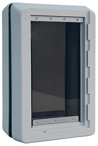 Ideal Pet Products Designer Series Ruff-Weather Pet Door with Telescoping Frame + Wall Installation Kit, Medium 7.25" x 13" Flap Size - view 2