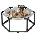 Elevated Cat Hammock Bed, Hexagon Raised Cat Swing Bed Chair Cot