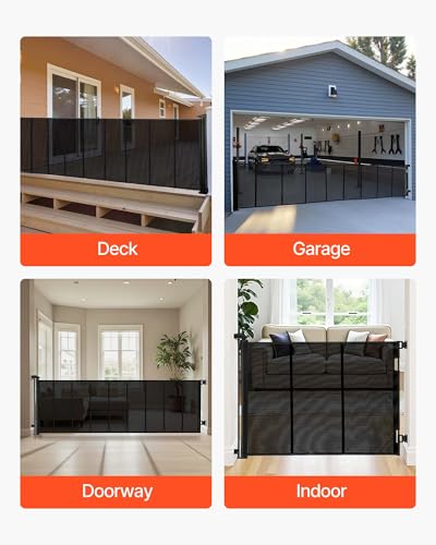 Retractable Baby Gate, Extra Wide Extension to 202.7 in, 39 in Tall - view 7