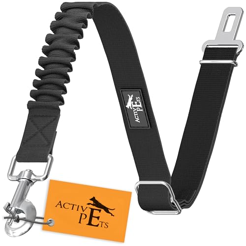 Dog Seatbelt, Adjustable Safety Dog Seat Car Harness, Dog Seat Belt for Pets - Durable Dog Seatbelts for Cars - Dog Car Seat Belt for Dogs, Dog seat Belts for Large Dogs, Medium, & Small