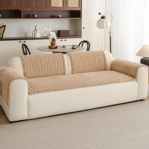 Pet Couch Covers for Sofa Washable, Fuzzy Dog Couch Cover Protector - view 2