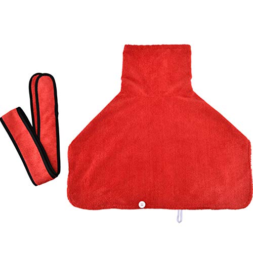 Dog Bathrobe Soft Super Absorbent Luxuriously 100% Microfiber Dog Drying Towel Robe with Belt,Pet Bath Towels, Dog Blanket,Quick Drying for Dog Cat Pet,Puppy Bath Towel, Machine Washable - view 3
