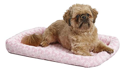 Pink Fashion iCrate Starter Kit, 24-inch Dog Crate Bundle for Small Dogs, Includes Crate, Pet Bed, 2 Bowls and Privacy Cover - view 5