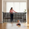 Retractable Baby Gate, Extra Wide Extension to 202.7 in, 39 in Tall