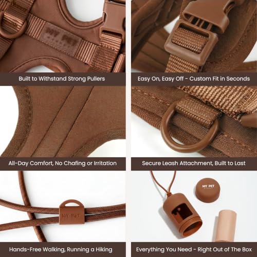 3-in-1 No Pull Dog Harness & Leash Set, Small Size Dog - view 4