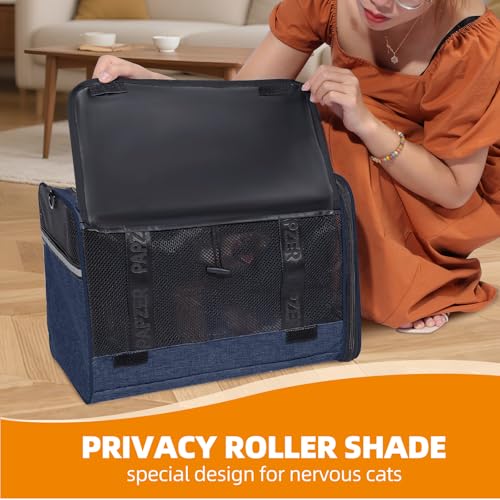 Cat Carrier for Travel, Soft-Sided, Top Loading, Privacy Curtain, to 20 lbs - view 3