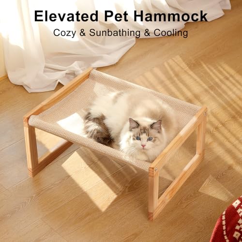 Large Cat Hammock, Raised Dog Bed for Indoor and Outdoor, Washable - view 2