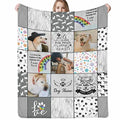 Pet Memorial Gifts - Custom Rainbow Bridge Blanket - Pet Memorial Dog Personalized Blanket Throws - Remembrance Blanket for Loss of Pet Cat- Dog Bereavement Sympathy Gifts, 30''(W) x 40''(L)