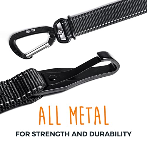 Dog Seat Belt For Car - LATCH Compatible Adjustable Dog Seatbelt Harness for Small, Medium and Large Pets. Distraction Free Driving, Heavy-Duty Design with Aviation Grade Aluminum Carabiner - view 6