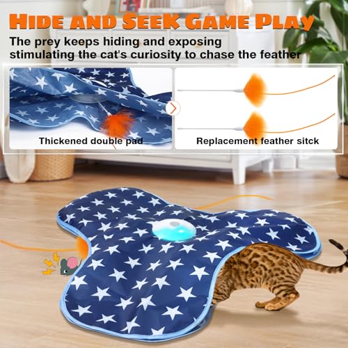 Interactive Cat Toys with Motion-Activated, Chirping Cat Toy - view 3