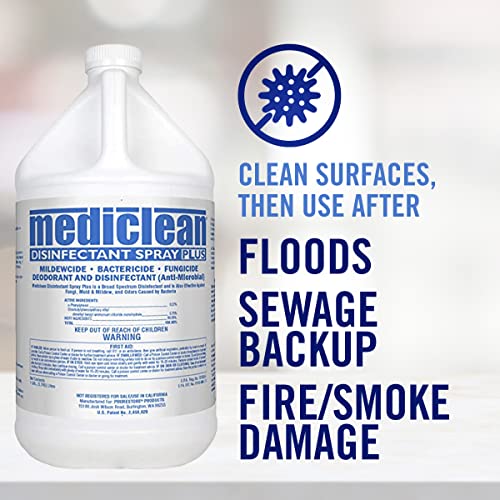 Disinfectant Spray Plus, Antimicrobial for Flood Cleanup, 1 Gal - view 3